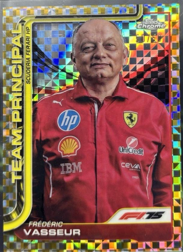 Frederic Vasseur [Gold Checker Flag Refractor] #193