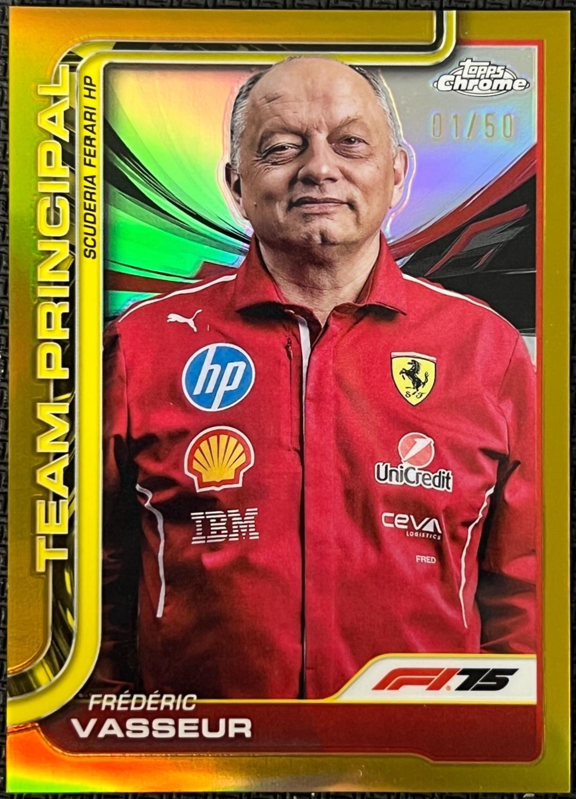 Frederic Vasseur [Gold Refractor] #193