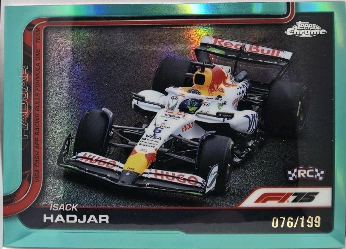 Isack Hadjar [Aqua Refractor] #84