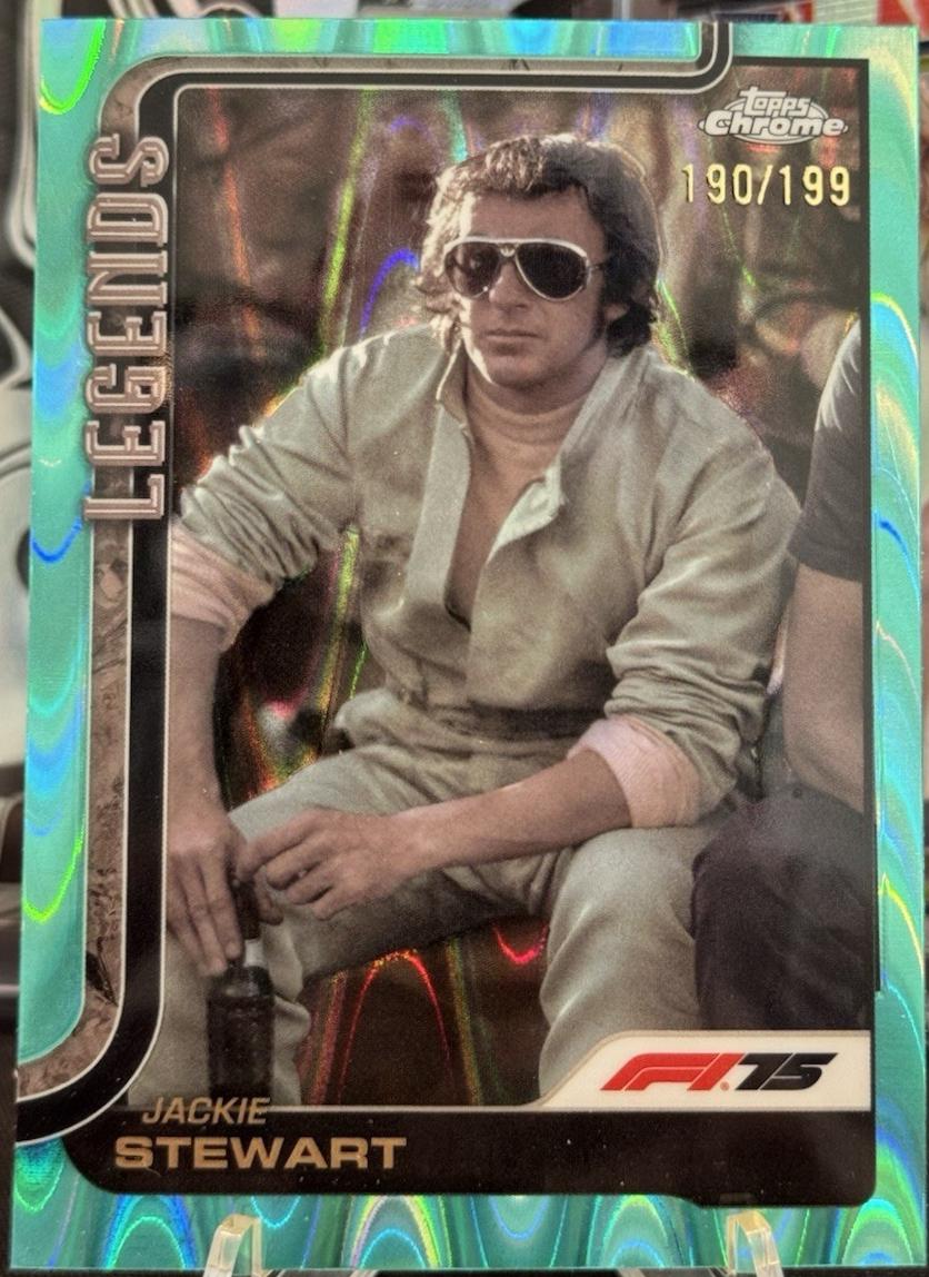 Jackie Stewart [Aqua Raywave Refractor] #154