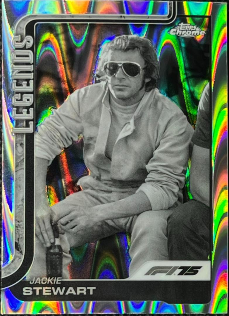 Jackie Stewart [Black White RayWave Refractor] #154