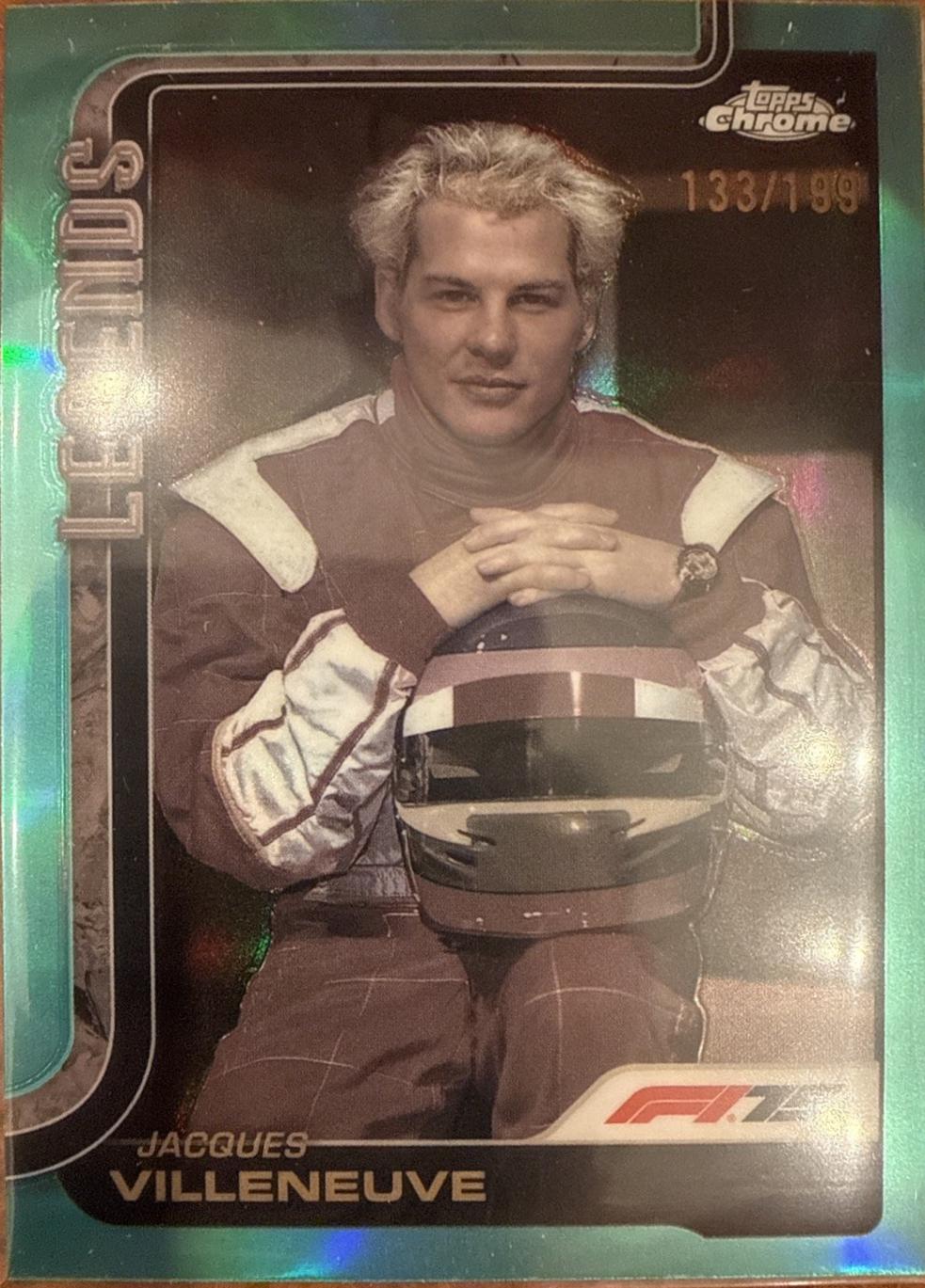 Jacques Villeneuve [Aqua Raywave Refractor] #163