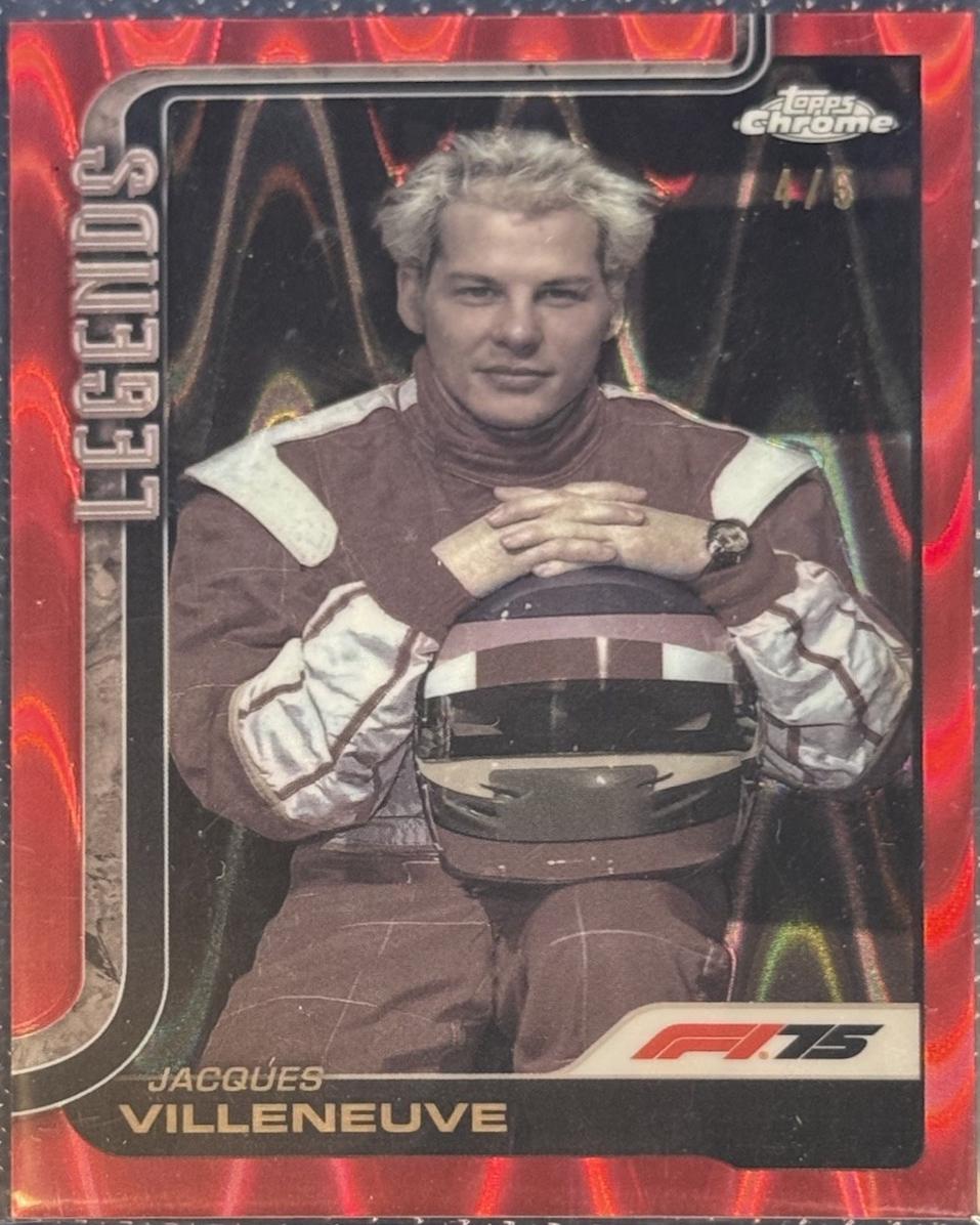 Jacques Villeneuve [Red RayWave Refractor] #163