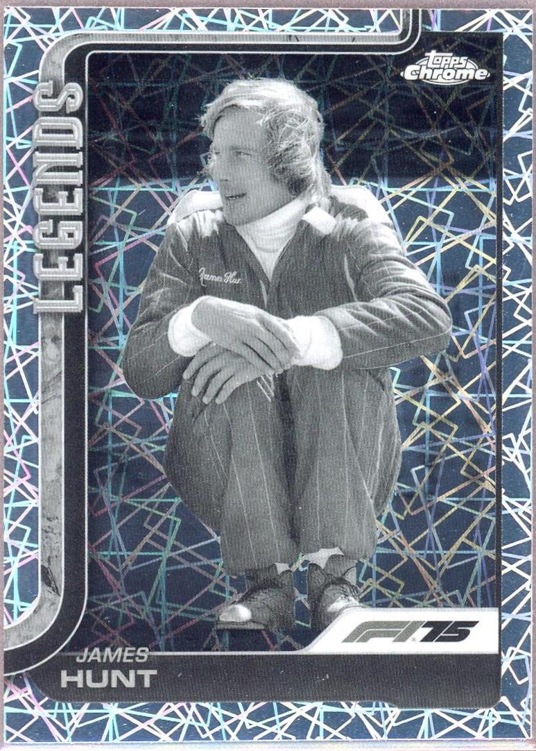 James Hunt [Black White Lazer Refractor] #155