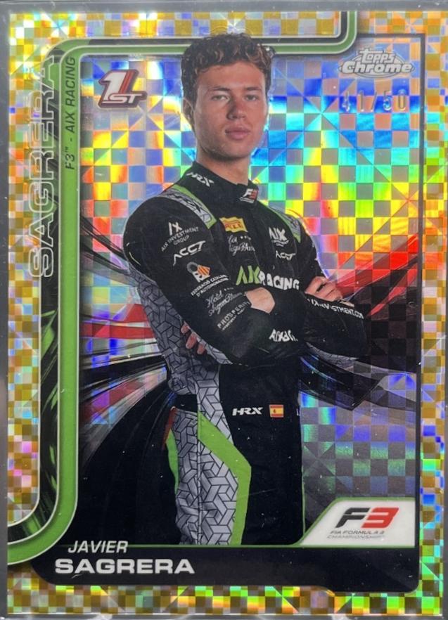 Javier Sagrera [Gold Checker Flag Refractor] #64