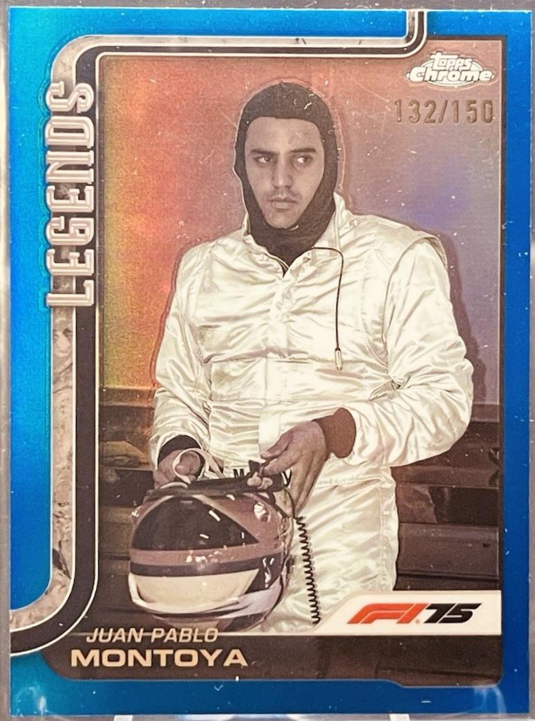 Juan Pablo Montoya [Blue Refractor] #156