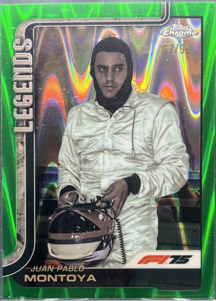 Juan Pablo Montoya [Green RayWave Refractor] #156