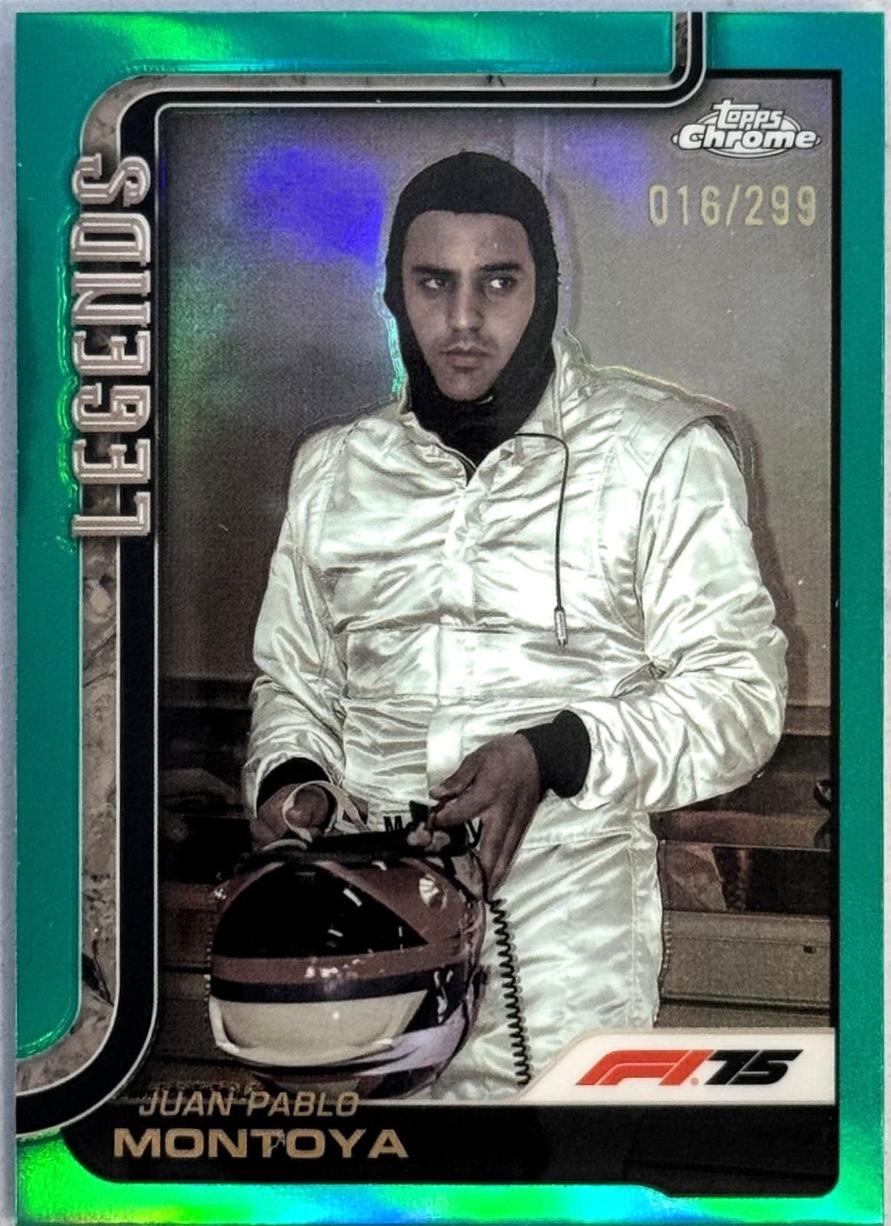Juan Pablo Montoya [Teal Refractor] #156