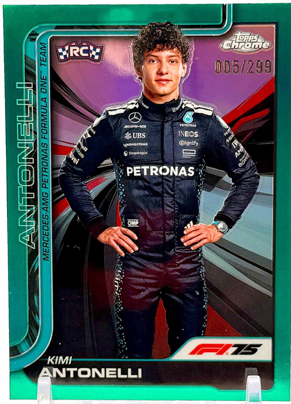 Kimi Antonelli [Teal Refractor] #8
