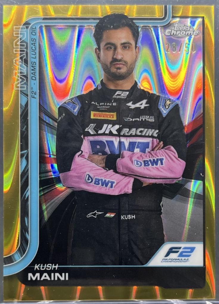 Kush Maini [Gold RayWave Refractor] #32