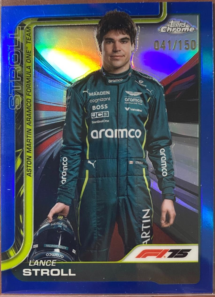 Lance Stroll [Blue Refractor] #10