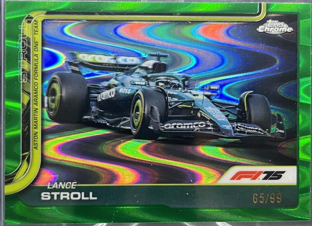 Lance Stroll [Green RayWave Refractor] #82