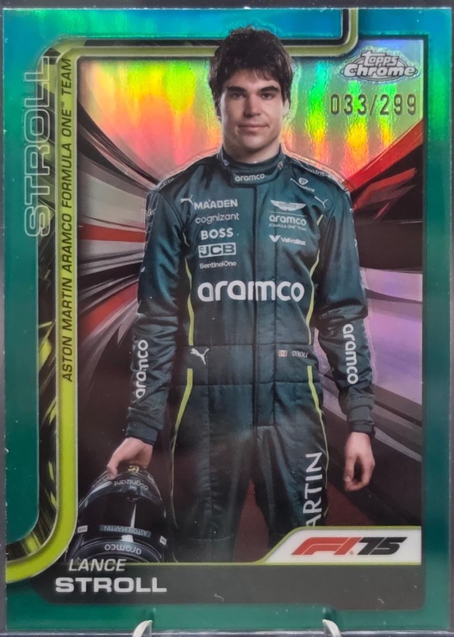 Lance Stroll [Teal Refractor] #10