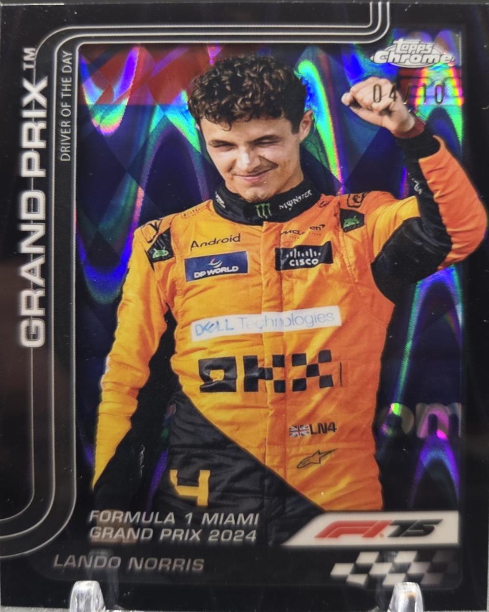Lando Norris [Black RayWave Refractor] #127