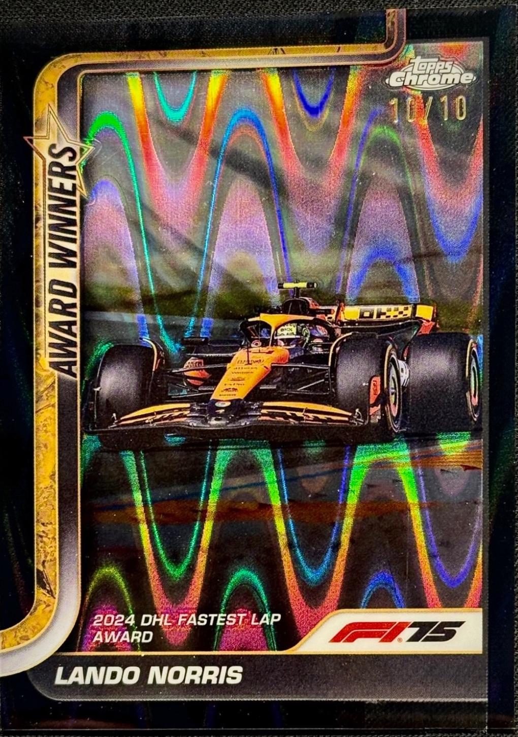 Lando Norris [Black RayWave Refractor] #147