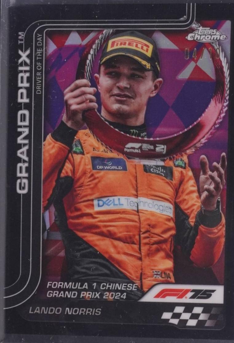 Lando Norris [Black Refractor] #126