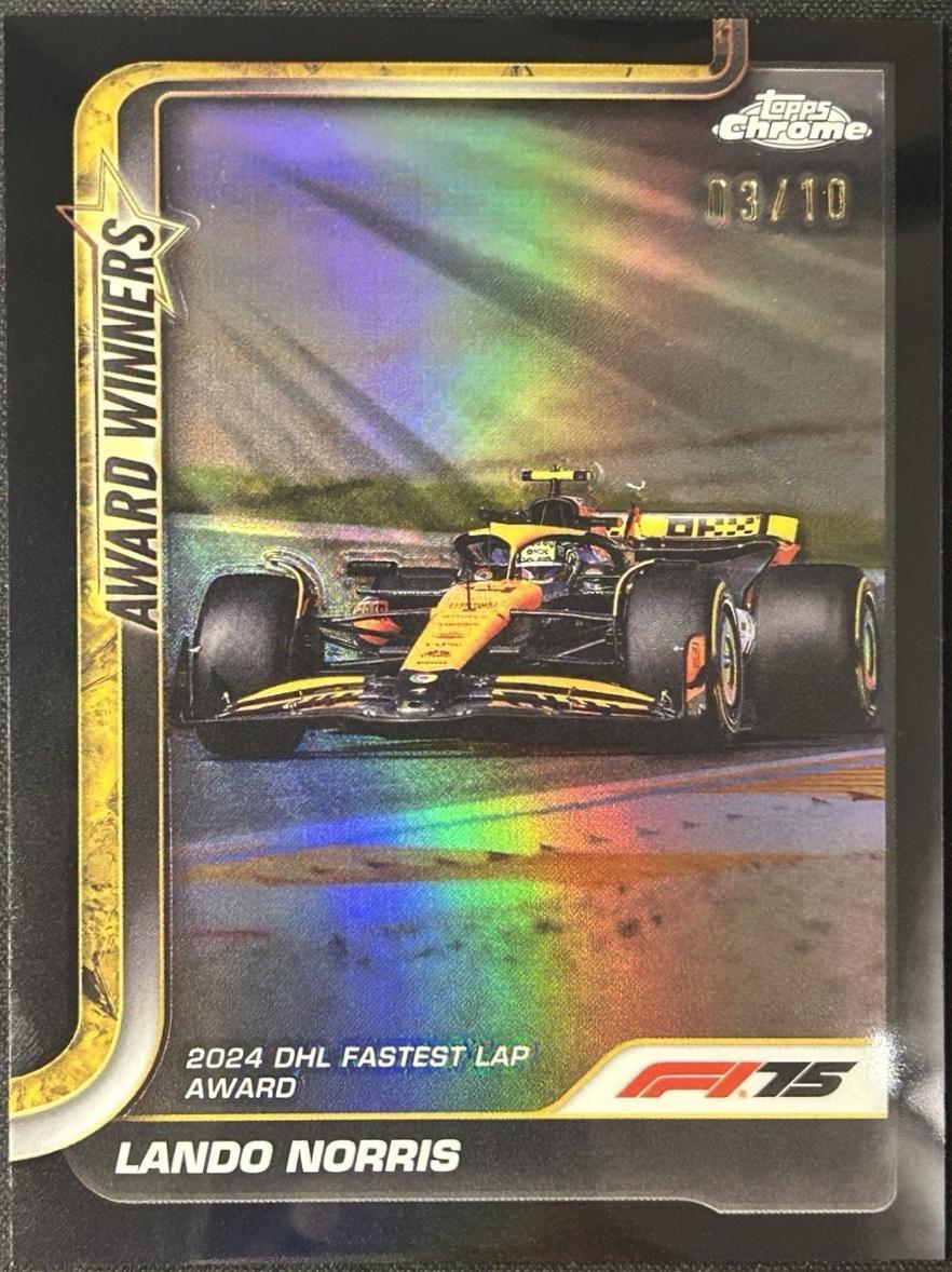 Lando Norris [Black Refractor] #147