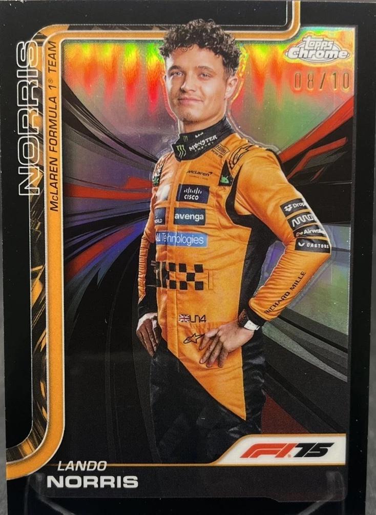 Lando Norris [Black Refractor] #5