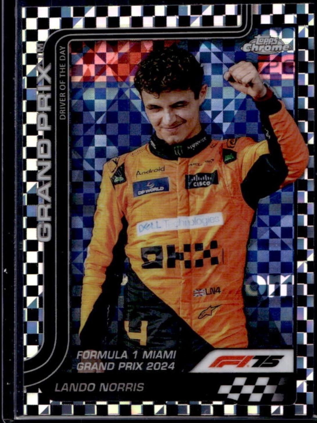 Lando Norris [Checker Flag Refractor] #127