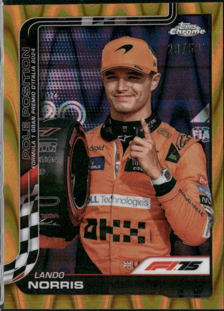 Lando Norris [Gold RayWave Refractor] #120