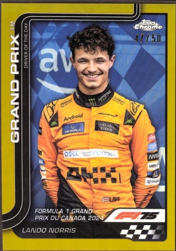 Lando Norris [Gold Refractor] #130