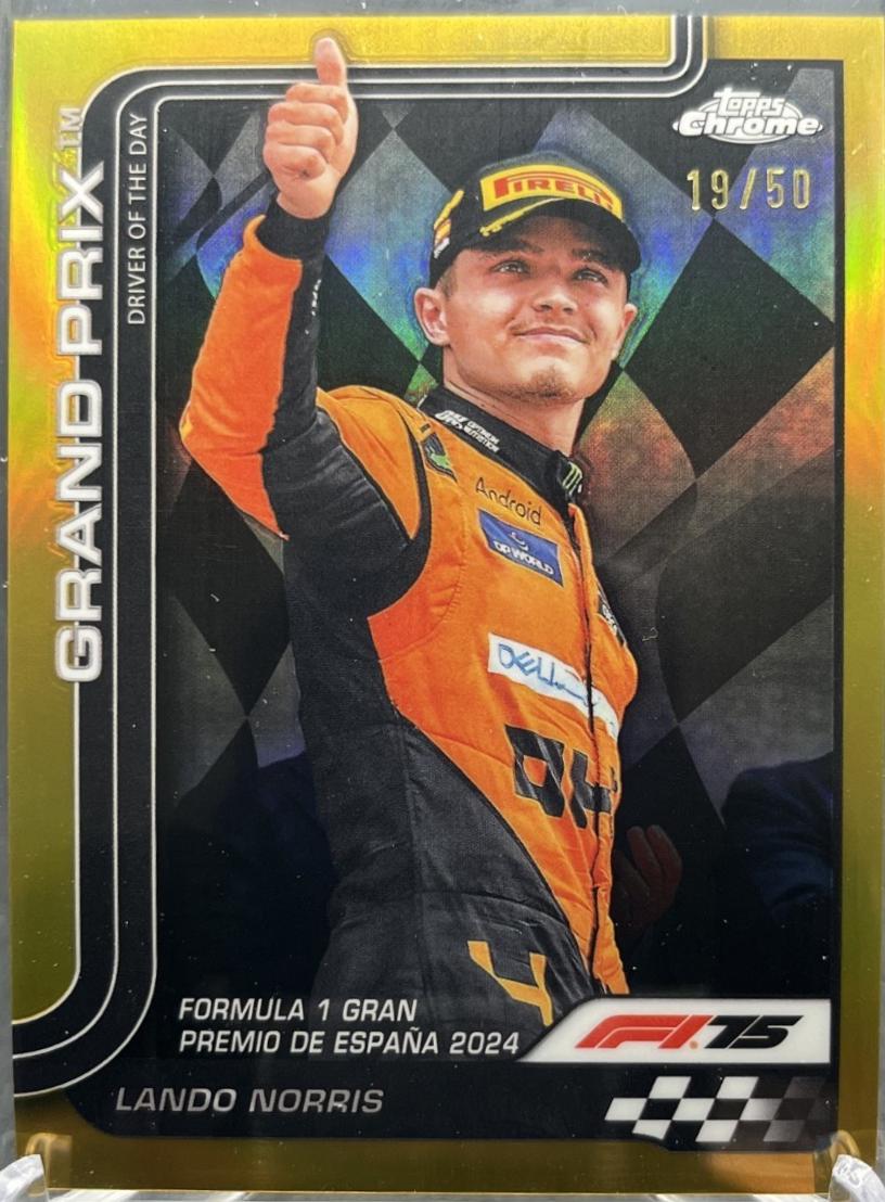 Lando Norris [Gold Refractor] #131
