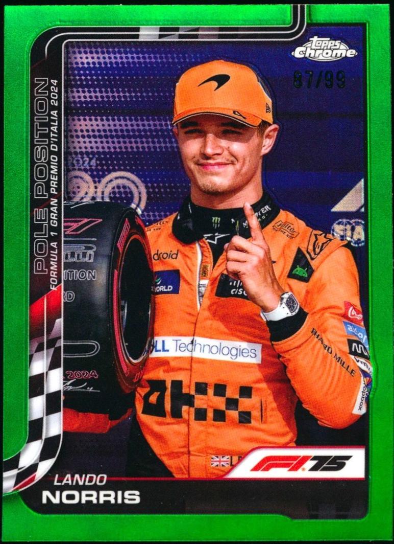 Lando Norris [Green Refractor] #120
