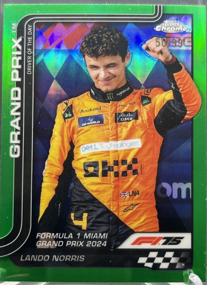 Lando Norris [Green Refractor] #127