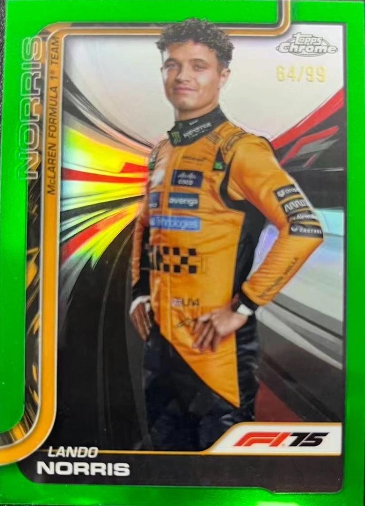 Lando Norris [Green Refractor] #5