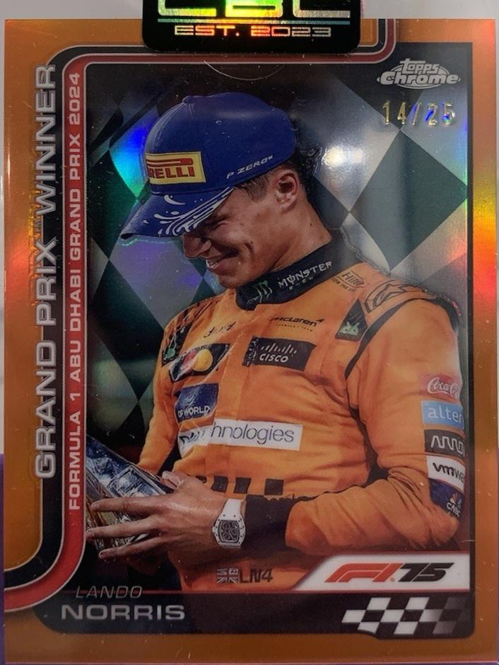 Lando Norris [Orange Refractor] #116