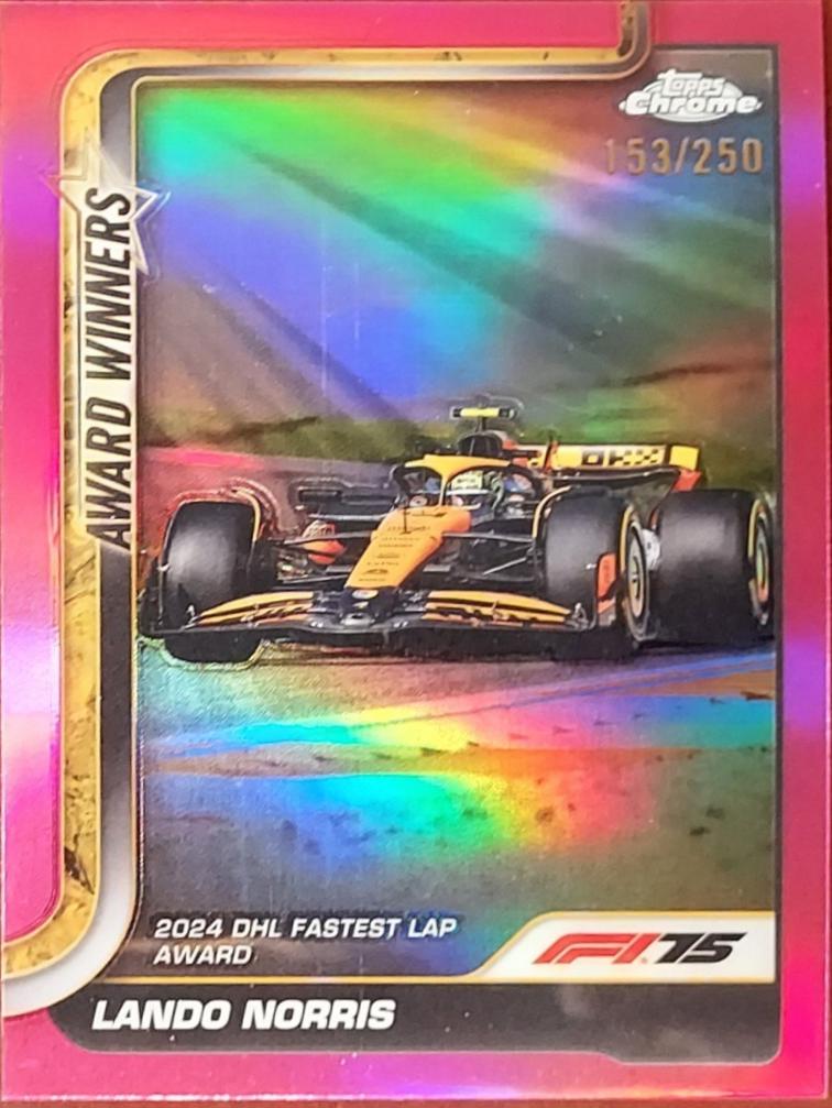 Lando Norris [Pink Refractor] #147