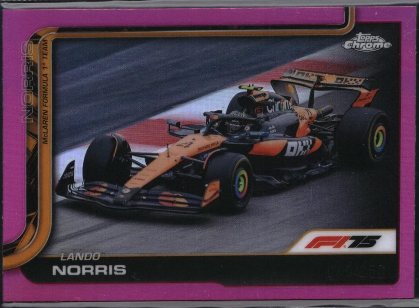 Lando Norris [Pink Refractor] #77