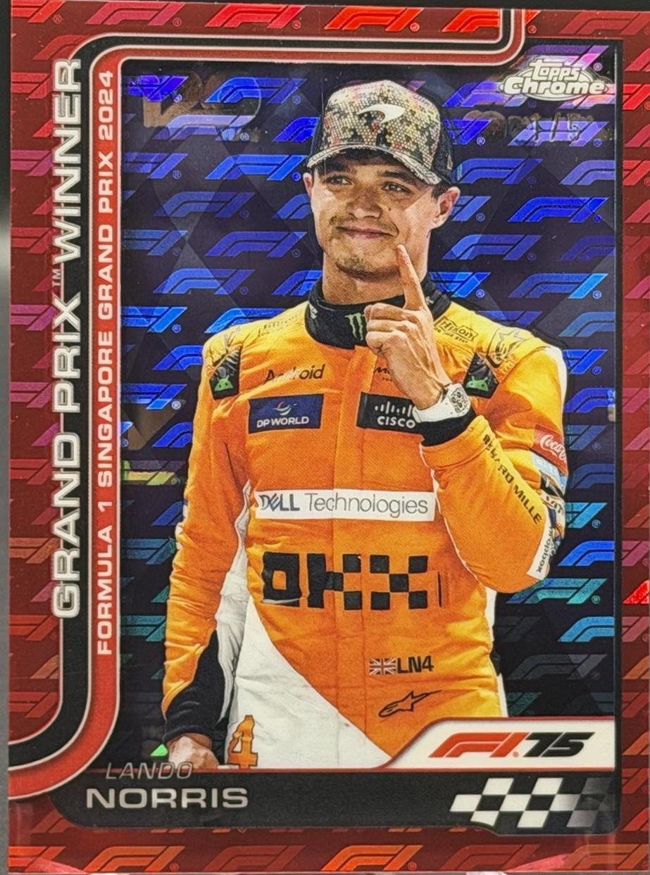 Lando Norris [Red Refractor] #110