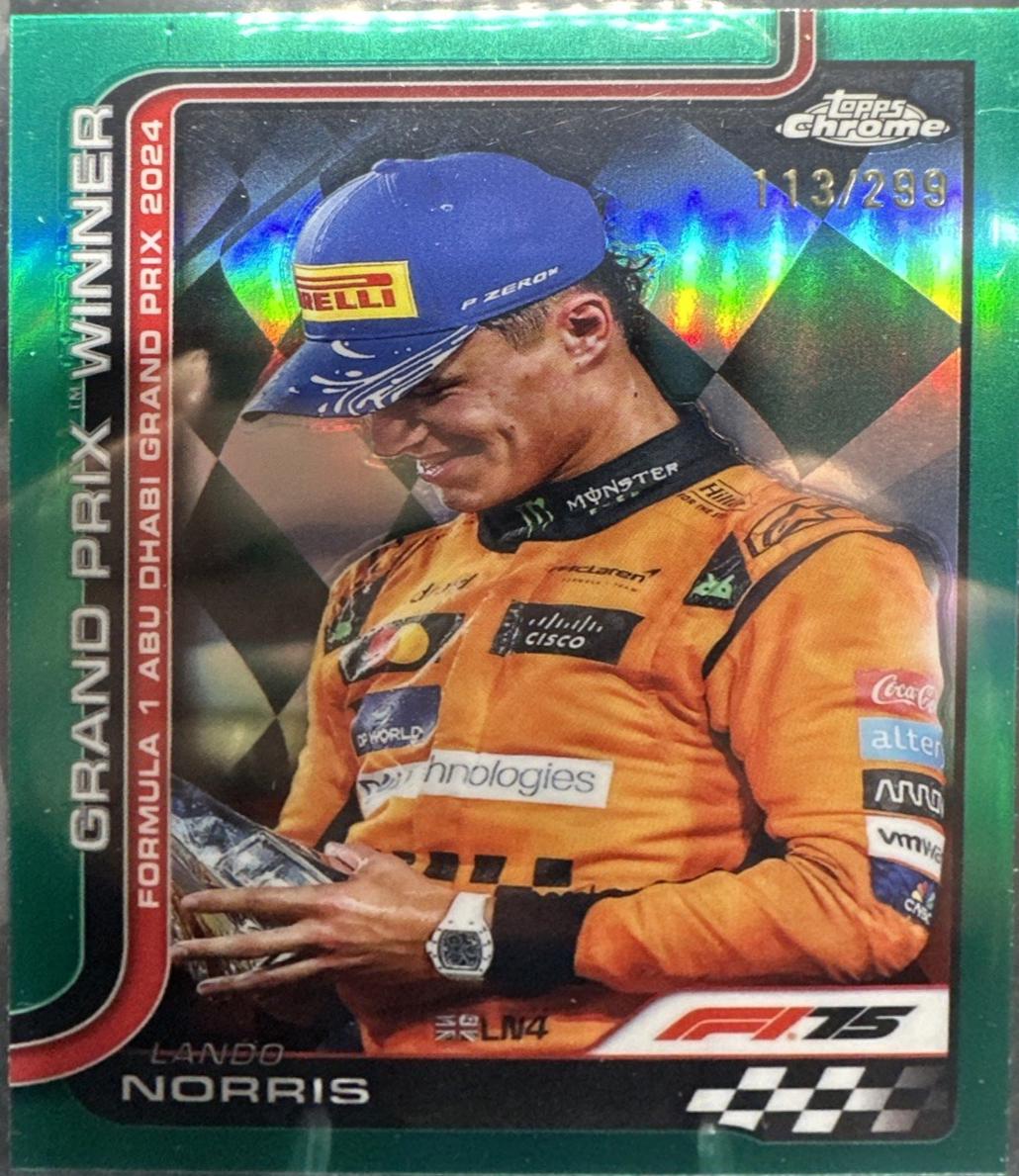 Lando Norris [Teal Refractor] #116