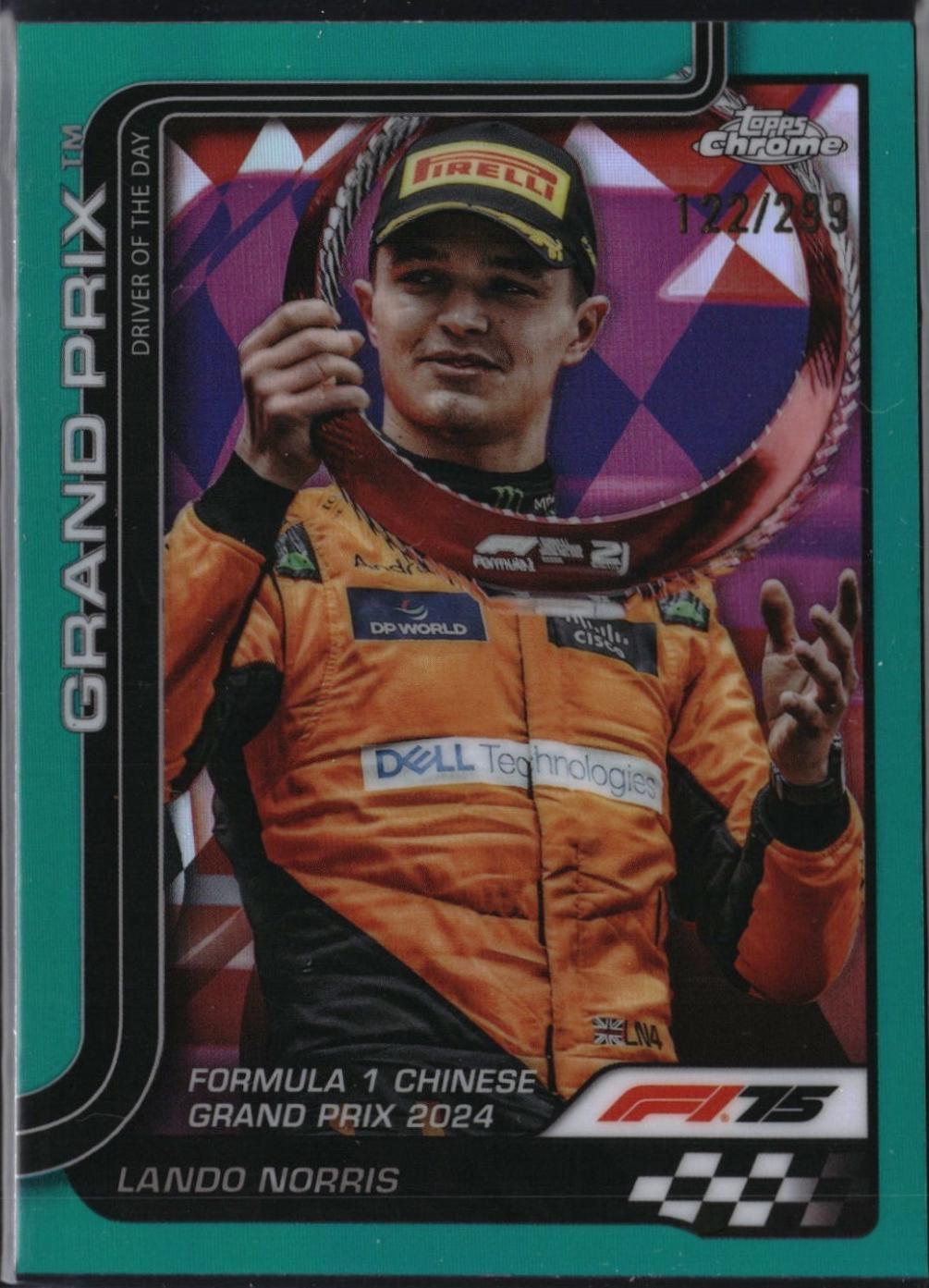 Lando Norris [Teal Refractor] #126