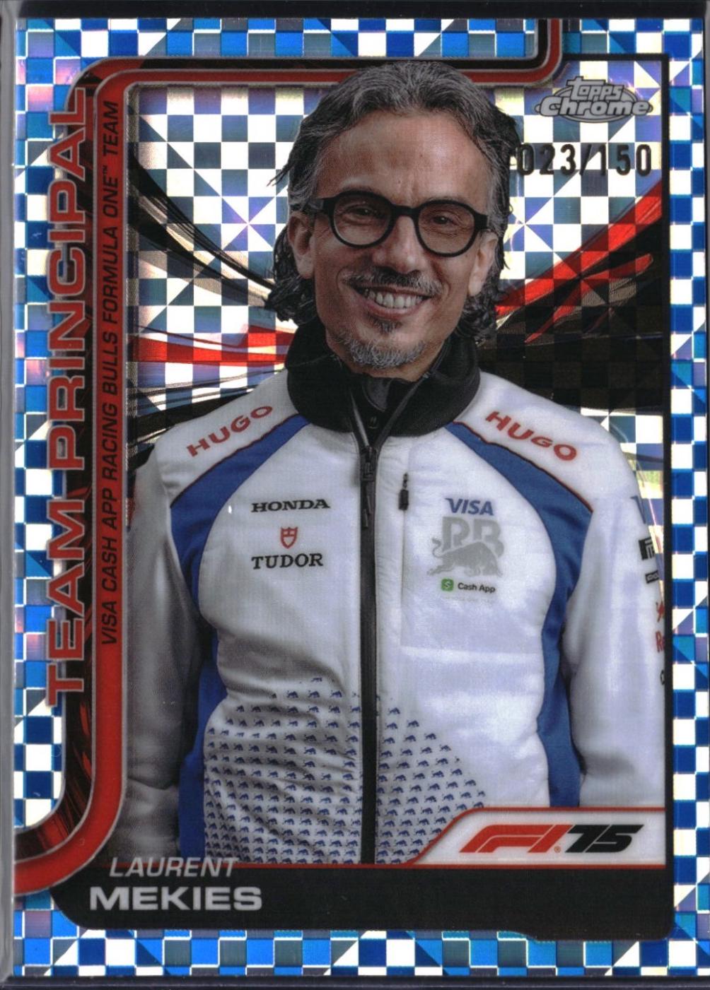 Laurent Mekies [Blue Checker Flag Refractor] #197