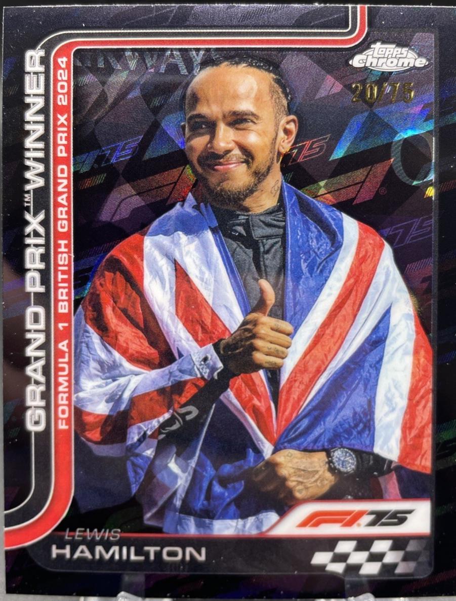 Lewis Hamilton [75th Anniversary Refractor] #104