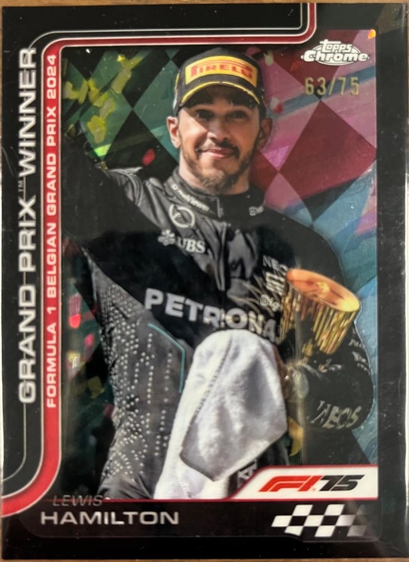 Lewis Hamilton [75th Anniversary Refractor] #106