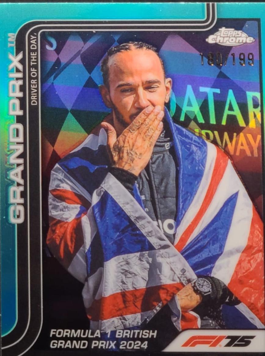 Lewis Hamilton [Aqua Raywave Refractor] #133