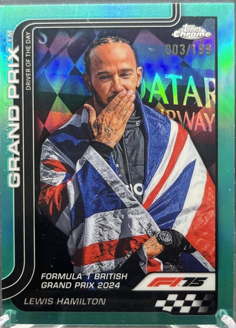 Lewis Hamilton [Aqua Refractor] #133