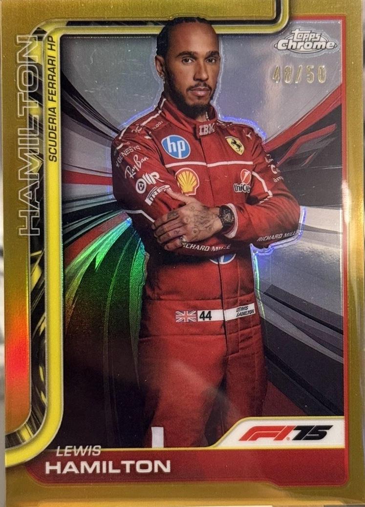 Lewis Hamilton [Gold Refractor] #4