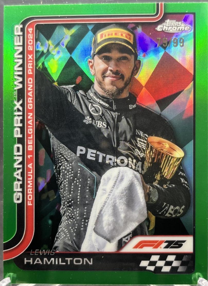 Lewis Hamilton [Green Refractor] #106