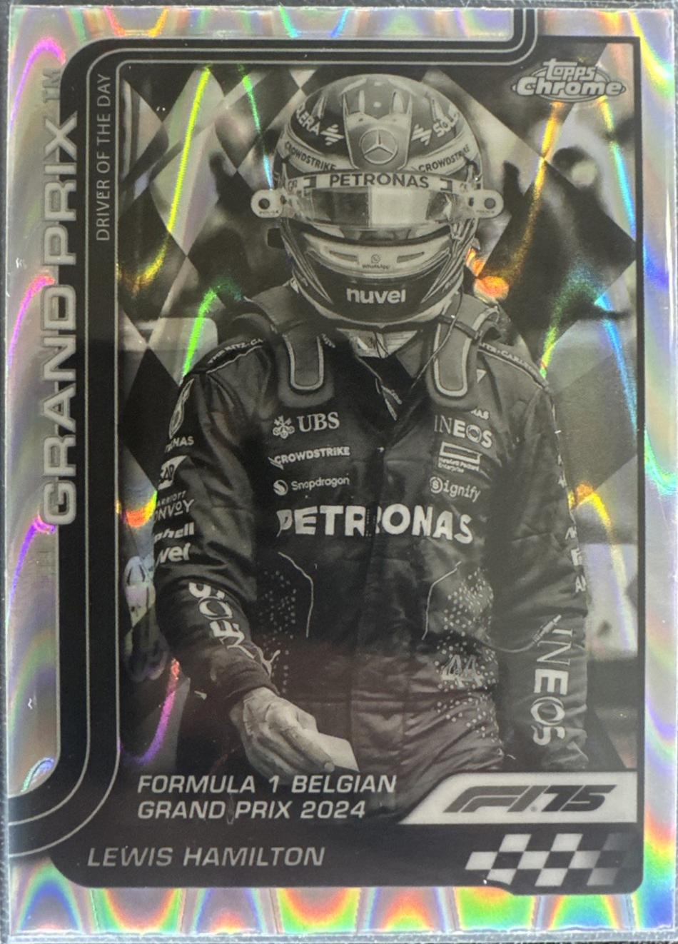 Lewis Hamilton [Orange RayWave Refractor] #135