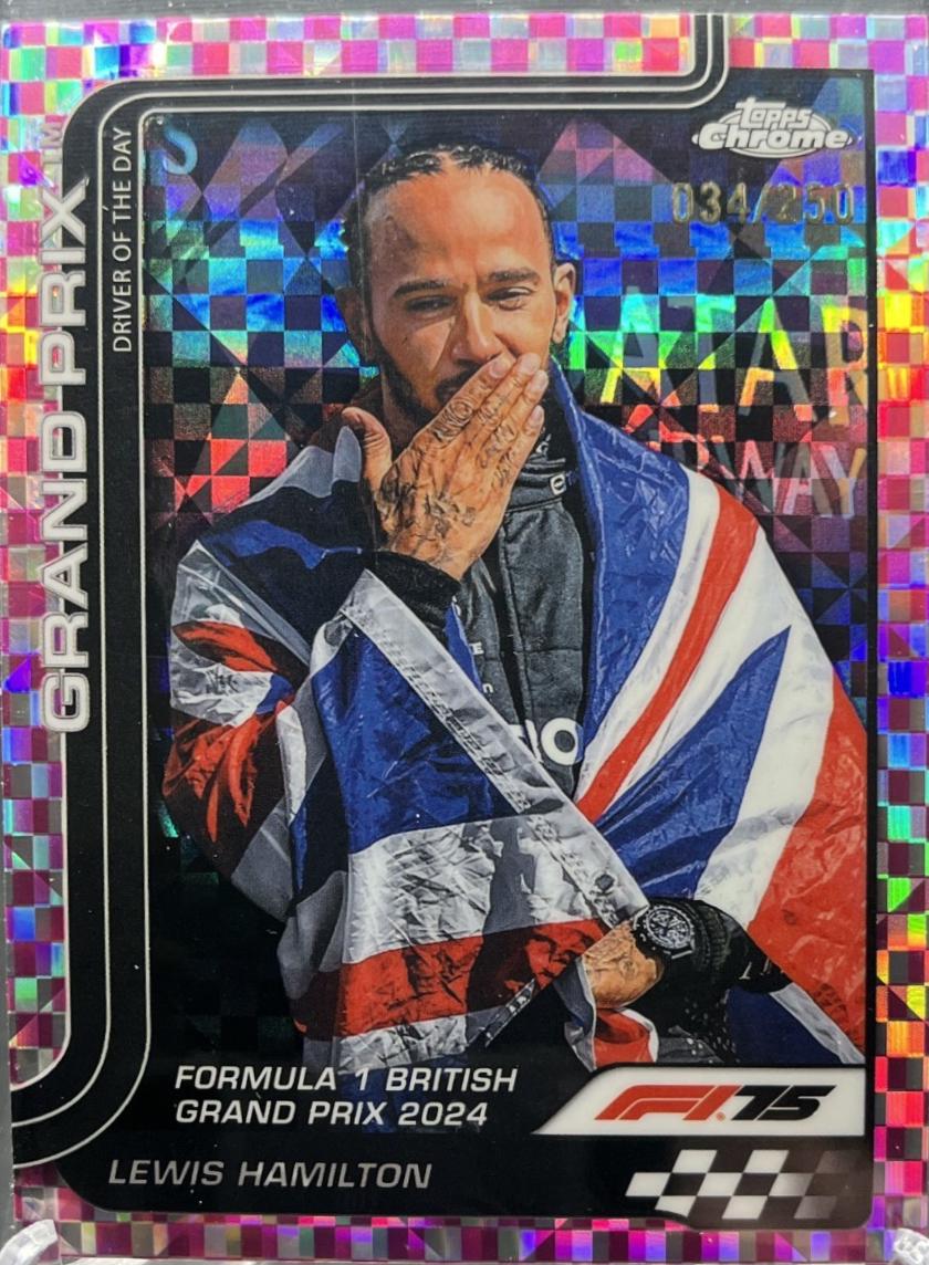 Lewis Hamilton [Pink Checker Flag Refractor] #133