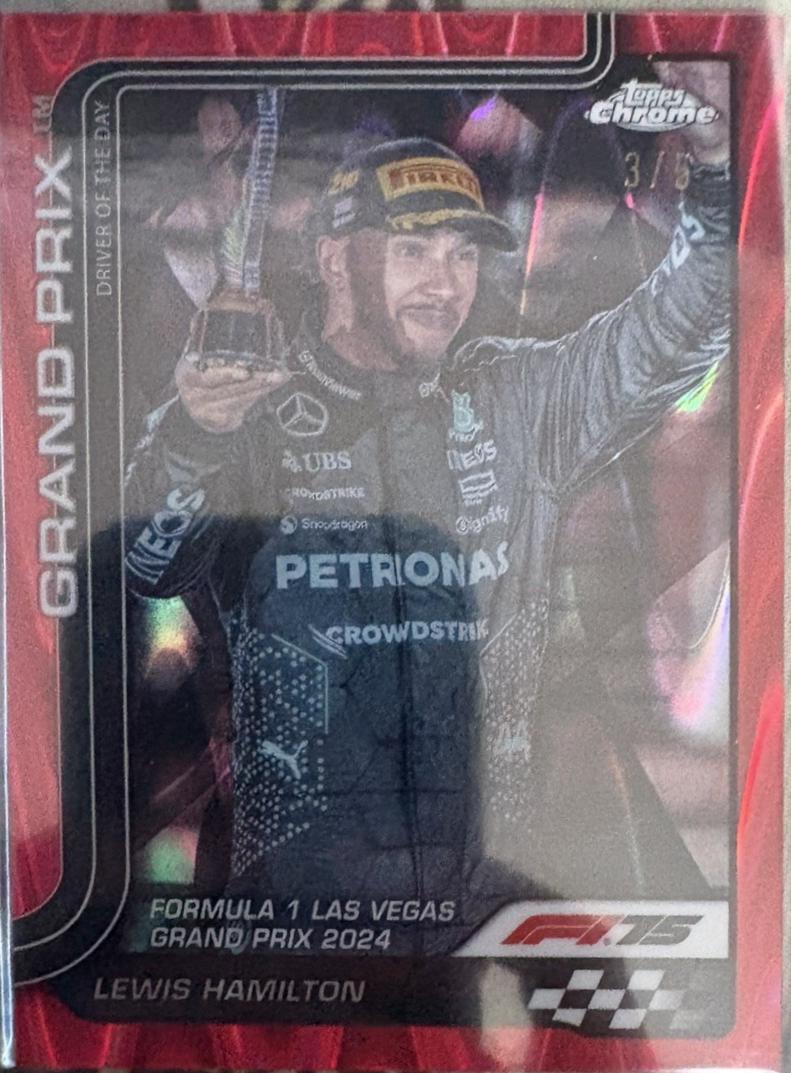 Lewis Hamilton [Red RayWave Refractor] #143