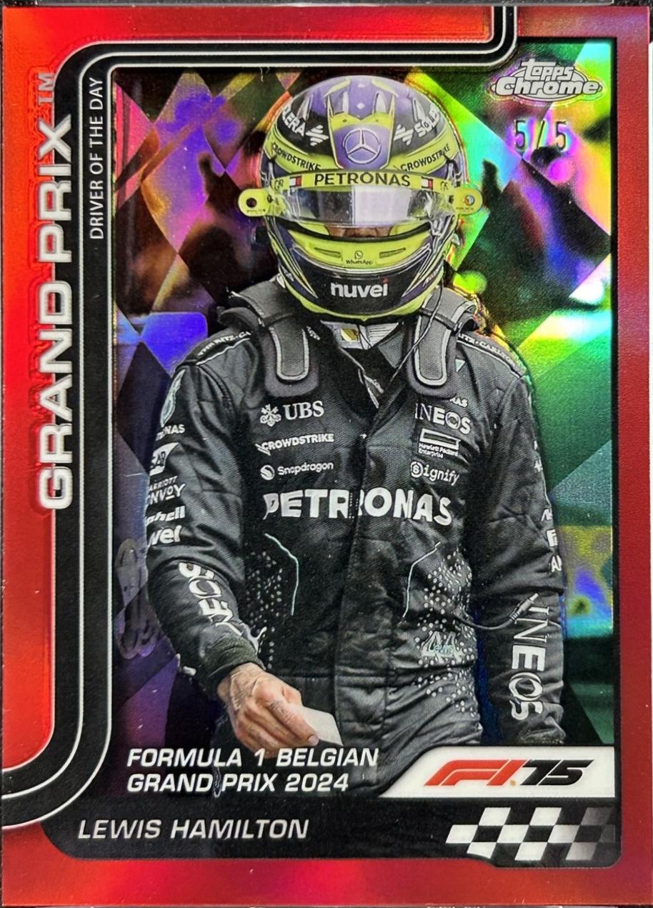 Lewis Hamilton [Red Refractor] #135