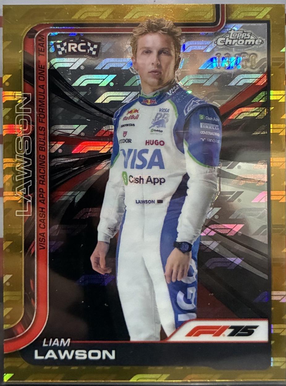 Liam Lawson [Gold Refractor] #11