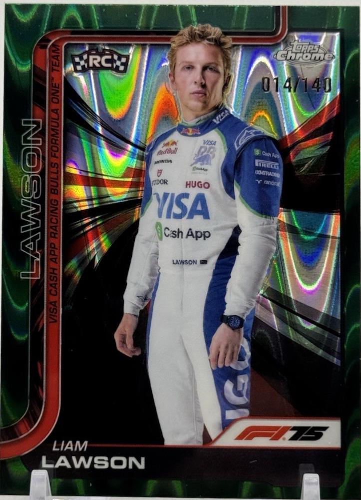 Liam Lawson [Green Refractor] #11