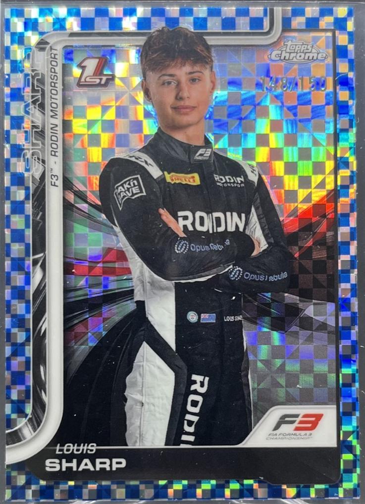 Louis Sharp [Blue Checker Flag Refractor] #68