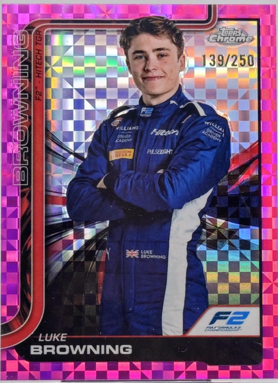 Luke Browning [Pink Checker Flag Refractor] #28